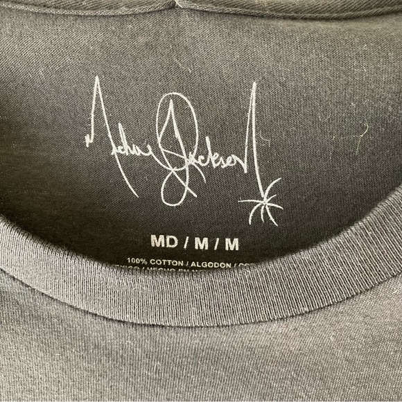 Michael Jackson Thriller Band Tee T Shirt Size M Black Red - Picture 5 of 7